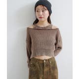 【Kastane】ピグメントオフショルタンクニット | PAL GROUP OUTLET | 詳細画像15 