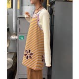 H Sボーダーフラワーカットキャミチュニック | PAL GROUP OUTLET | 詳細画像3 