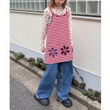 H Sボーダーフラワーカットキャミチュニック | PAL GROUP OUTLET | 詳細画像19 