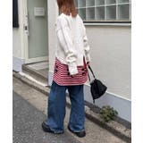 H Sボーダーフラワーカットキャミチュニック | PAL GROUP OUTLET | 詳細画像21 