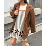 H Sボーダーフラワーカットキャミチュニック | PAL GROUP OUTLET | 詳細画像12 