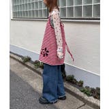 H Sボーダーフラワーカットキャミチュニック | PAL GROUP OUTLET | 詳細画像17 