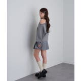 【RAY CASSIN】レイヤードSWTワンショルロゴチュニック | PAL GROUP OUTLET | 詳細画像38 