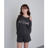 【RAY CASSIN】レイヤードSWTワンショルロゴチュニック | PAL GROUP OUTLET | 詳細画像3 