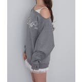 【RAY CASSIN】レイヤードSWTワンショルロゴチュニック | PAL GROUP OUTLET | 詳細画像41 