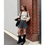 【RAY CASSIN】レイヤードSWTワンショルロゴチュニック | PAL GROUP OUTLET | 詳細画像7 