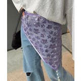 PURPLE | 【CIAOPANIC TYPY】H.Sスパンコールスカーフ | PAL GROUP OUTLET