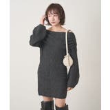 CCL | 【mystic】[mline]オフショル ケーブルニットワンピース | PAL GROUP OUTLET