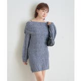 【mystic】[mline]オフショル ケーブルニットワンピース | PAL GROUP OUTLET | 詳細画像15 