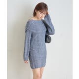 【mystic】[mline]オフショル ケーブルニットワンピース | PAL GROUP OUTLET | 詳細画像16 