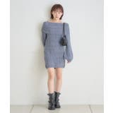 【mystic】[mline]オフショル ケーブルニットワンピース | PAL GROUP OUTLET | 詳細画像20 