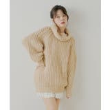 【Chico】タートルルーズニットOP | PAL GROUP OUTLET | 詳細画像6