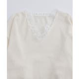 【WHO'S WHO gallery】レースVネックニット | PAL GROUP OUTLET | 詳細画像24 