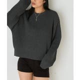 【WHO'S WHO gallery】KOOKYN ワッフル編みクルーニット | PAL GROUP OUTLET | 詳細画像7 