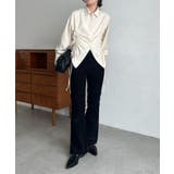 【CAPRICIEUX LE'MAGE】ドロストシャツ | PAL GROUP OUTLET | 詳細画像3 