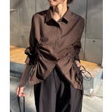 BROWN | 【CAPRICIEUX LE'MAGE】ドロストシャツ | PAL GROUP OUTLET