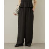 BLK | 【Omekashi】ツイードイージーパンツ | PAL GROUP OUTLET