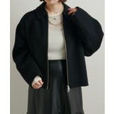 BLK | 【Omekashi】ファインメリノウールビーバーリバージャケット | PAL GROUP OUTLET