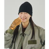 BLK | 【Kastane】RIB KNIT CAP | PAL GROUP OUTLET