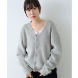 GRY | 【Kastane】SHAGGY KNIT CARDIGAN | PAL GROUP OUTLET