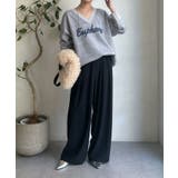 【DouDou】W ロゴシャギーニット | PAL GROUP OUTLET | 詳細画像3 