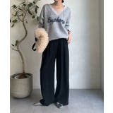 【DouDou】W ロゴシャギーニット | PAL GROUP OUTLET | 詳細画像4 