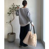 【DouDou】W ロゴシャギーニット | PAL GROUP OUTLET | 詳細画像5 