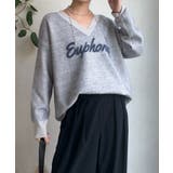 【DouDou】W ロゴシャギーニット | PAL GROUP OUTLET | 詳細画像7 