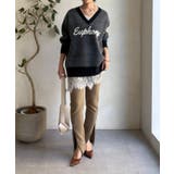 【DouDou】W ロゴシャギーニット | PAL GROUP OUTLET | 詳細画像10 