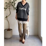 【DouDou】W ロゴシャギーニット | PAL GROUP OUTLET | 詳細画像12 