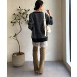 【DouDou】W ロゴシャギーニット | PAL GROUP OUTLET | 詳細画像14 