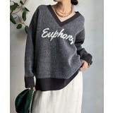 CGY | 【DouDou】W ロゴシャギーニット | PAL GROUP OUTLET