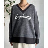 【DouDou】W ロゴシャギーニット | PAL GROUP OUTLET | 詳細画像28 