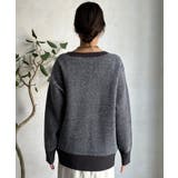 【DouDou】W ロゴシャギーニット | PAL GROUP OUTLET | 詳細画像30 