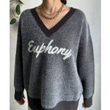 【DouDou】W ロゴシャギーニット | PAL GROUP OUTLET | 詳細画像32 