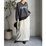 【DouDou】W ロゴシャギーニット | PAL GROUP OUTLET | 詳細画像20 