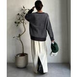 【DouDou】W ロゴシャギーニット | PAL GROUP OUTLET | 詳細画像23 