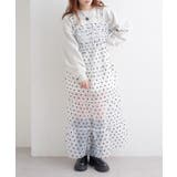 【w closet】オーガンジーキャミワンピース | PAL GROUP OUTLET | 詳細画像1 