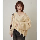 【mystic】[mline]フリンジＶニット | PAL GROUP OUTLET | 詳細画像4 