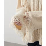 【mystic】[mline]フリンジＶニット | PAL GROUP OUTLET | 詳細画像24 