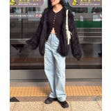 BK | シャギーファーカーディガン | PAL GROUP OUTLET