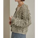 【Omekashi】フリンジニットカーデ | PAL GROUP OUTLET | 詳細画像3 