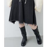 【Kastane】ダメージアシメミドルスカート | PAL GROUP OUTLET | 詳細画像2 