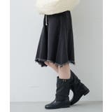 【Kastane】ダメージアシメミドルスカート | PAL GROUP OUTLET | 詳細画像4 