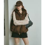 【Kastane】フェイクスウェード中綿ベスト | PAL GROUP OUTLET | 詳細画像3 