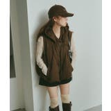 【Kastane】フェイクスウェード中綿ベスト | PAL GROUP OUTLET | 詳細画像4 