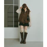 【Kastane】フェイクスウェード中綿ベスト | PAL GROUP OUTLET | 詳細画像7 