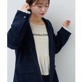 【Kastane】ロゴペプラムベロアトップス | PAL GROUP OUTLET | 詳細画像9 