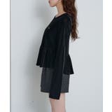 【Kastane】ロゴペプラムベロアトップス | PAL GROUP OUTLET | 詳細画像36 