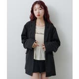 【Kastane】ロゴペプラムベロアトップス | PAL GROUP OUTLET | 詳細画像5 